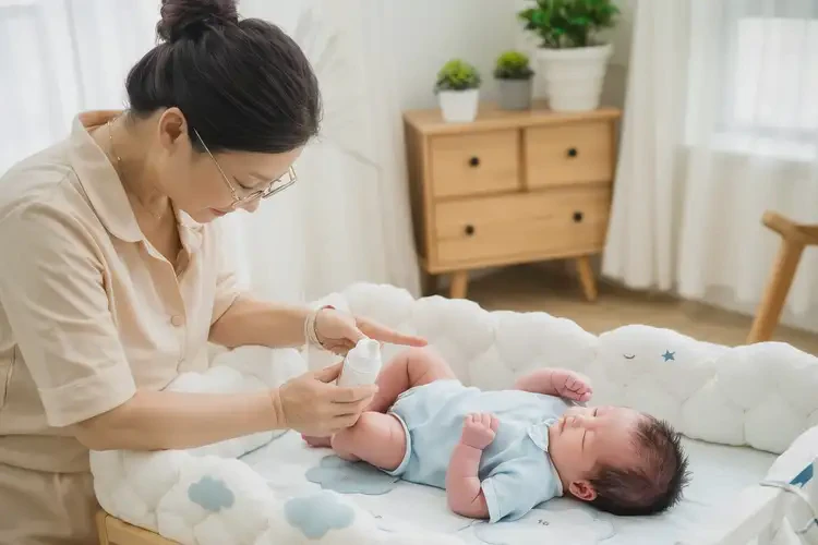 新生兒手臂上容易起濕疹能夠徹底治愈嗎(圖1)