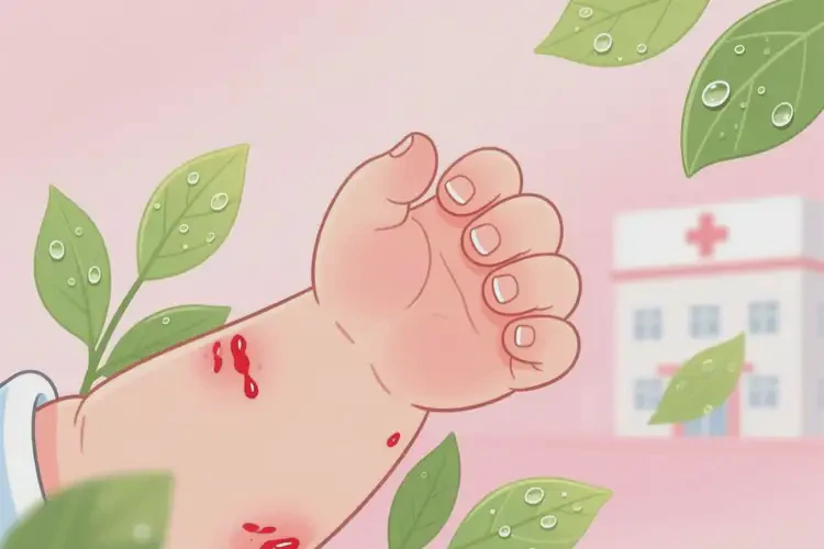 嬰幼兒手臂上出濕疹能徹底自愈嗎(圖2)