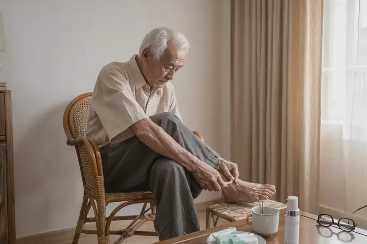 老年人小腿經(jīng)常長濕疹不管它會自己好嗎(圖2)