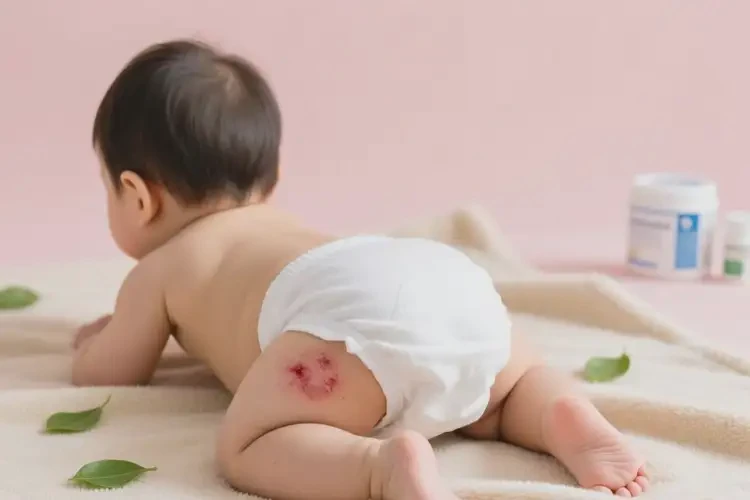 孩子屁股經(jīng)常長濕疹不管它會自己自愈嗎(圖4)