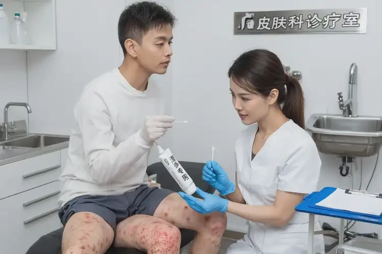 男生小腿上經(jīng)常起濕疹不管它會(huì)自己自愈嗎(圖3)