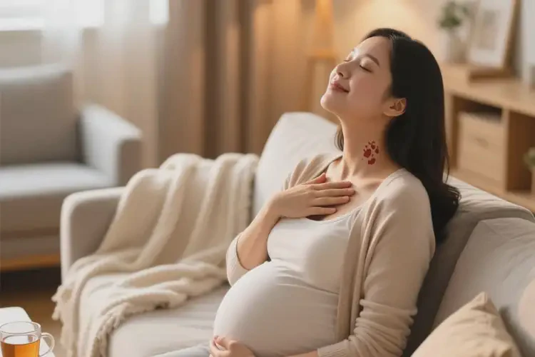 孕婦脖子上有濕疹能徹底自愈嗎(圖2)