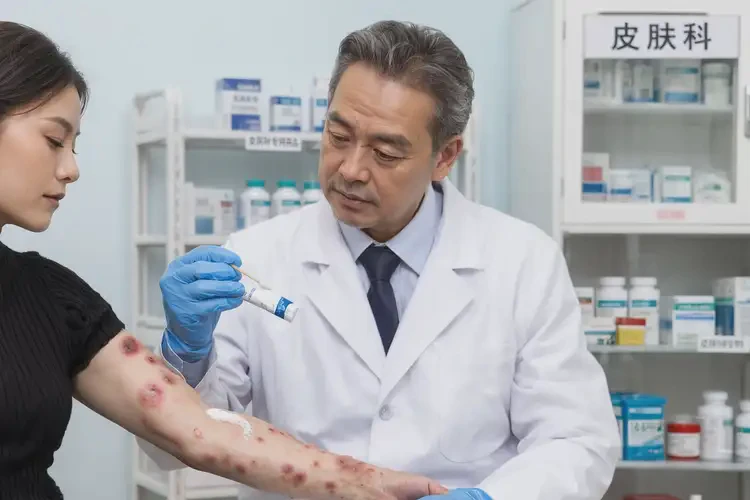 男生大腿起湿疹不管它会自己好吗(图3)