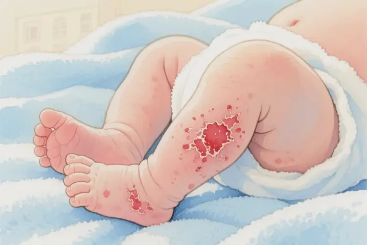 新生兒小腿經(jīng)常長濕疹能夠徹底治愈嗎(圖3)