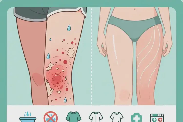 女性大腿上容易起濕疹能夠徹底治愈嗎(圖1)