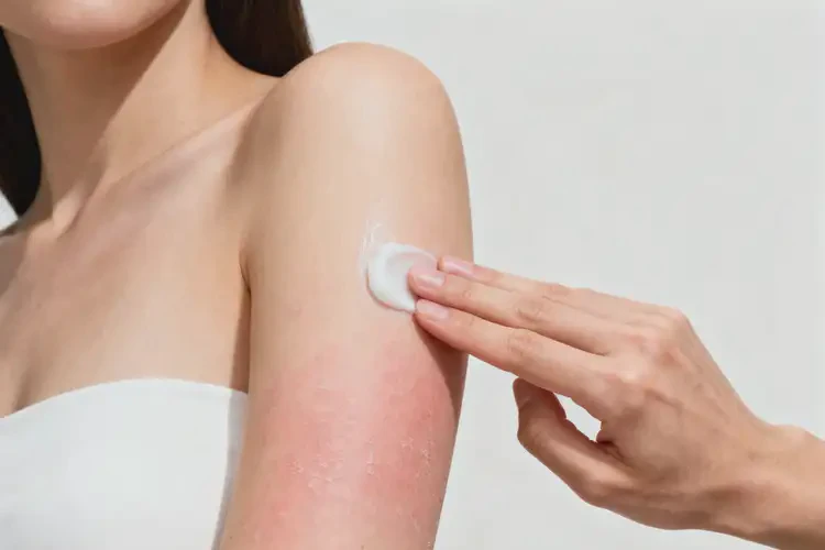 女人手臂容易起濕疹不管它會自己痊愈嗎(圖4)