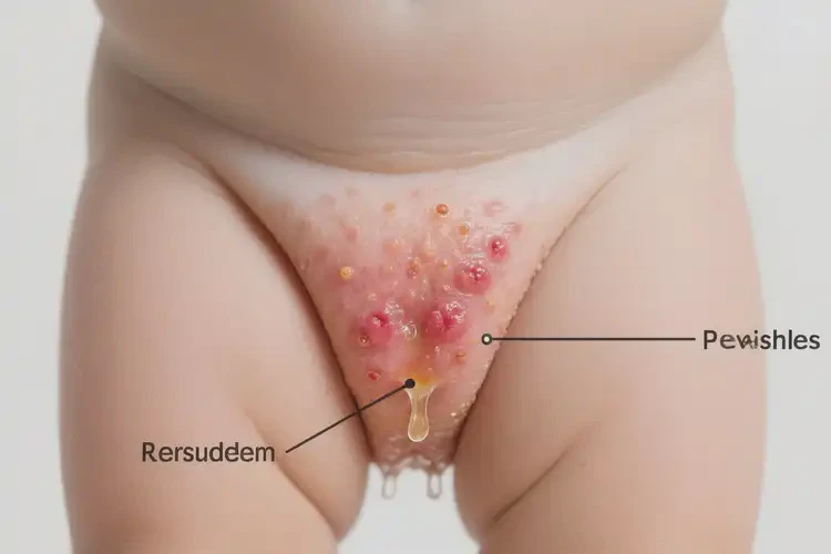 幼兒大腿容易起濕疹能夠徹底治愈嗎(圖3)