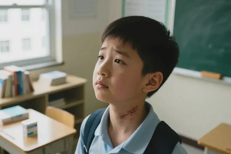 中學(xué)生脖子上經(jīng)常起濕疹不管它會(huì)自己好嗎(圖4)