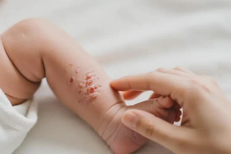 小儿大腿容易长湿疹不管它会自己痊愈吗(图2)