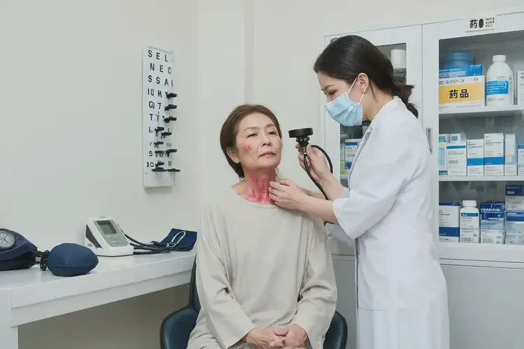 产妇脖子容易长湿疹不管它会自己好吗(图1)