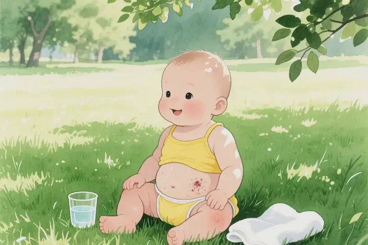 幼兒肚子上有濕疹可以徹底自愈嗎(圖2)