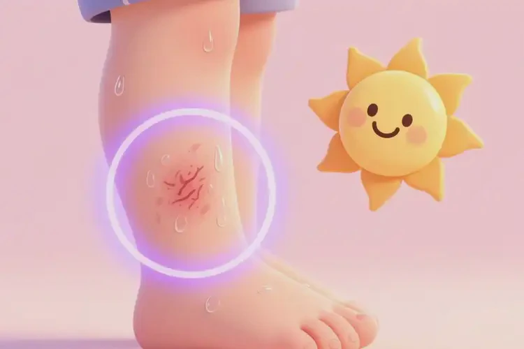 小兒小腿經(jīng)常長(zhǎng)濕疹不管它會(huì)自己痊愈嗎(圖1)