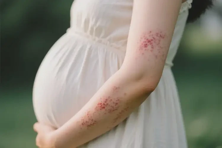 孕婦手臂上起濕疹能靠自己自愈嗎(圖1)