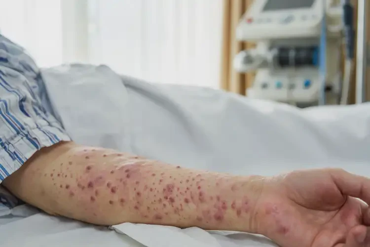 產(chǎn)婦手臂上容易長濕疹不管它會自己自愈嗎(圖4)