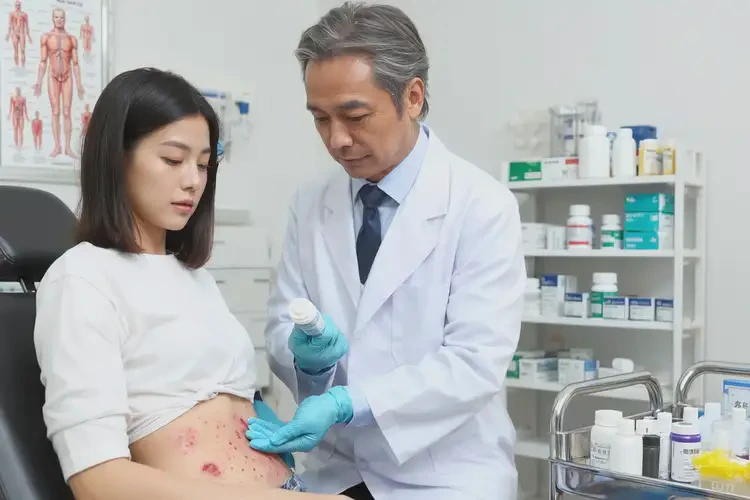 女性肚子經(jīng)常長濕疹可不可以徹底自愈(圖3)