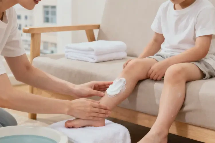 小孩小腿上起濕疹能夠徹底治愈嗎(圖2)