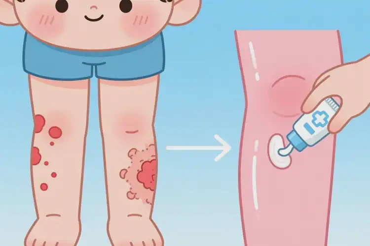 少兒大腿起濕疹能靠自己自愈嗎(圖4)