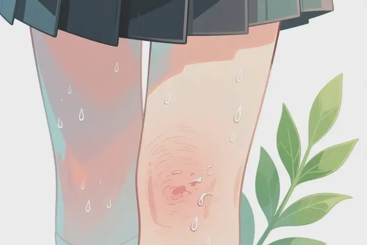 大學(xué)生大腿偶爾起濕疹能夠徹底治愈嗎(圖2)