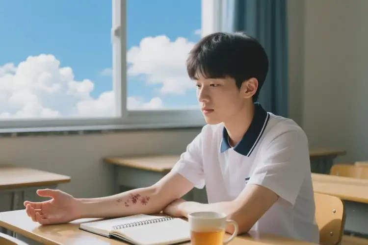 大學(xué)生手臂有濕疹可以徹底自愈嗎(圖2)