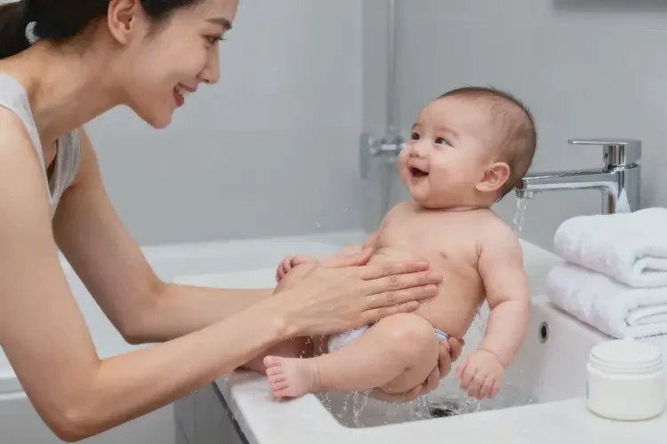 嬰幼兒屁股上出濕疹能夠徹底治愈嗎(圖1)