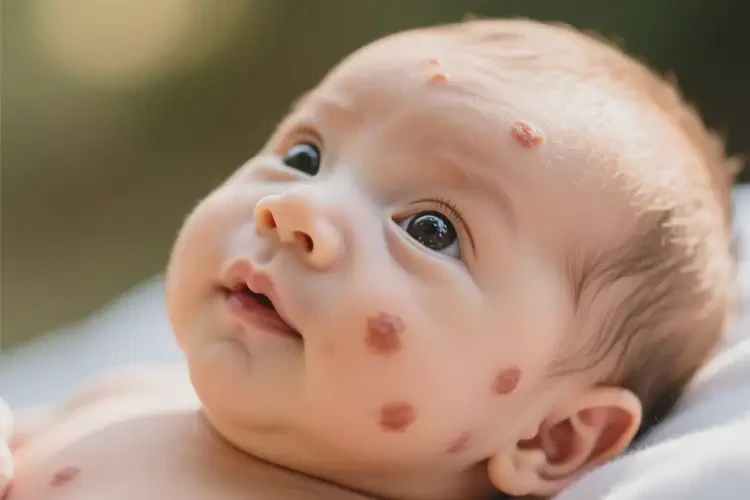 新生兒面部經(jīng)常長(zhǎng)濕疹可不可以徹底自愈(圖1)
