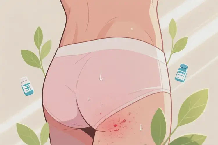 青年人屁股上容易起濕疹可不可以徹底自愈(圖2)