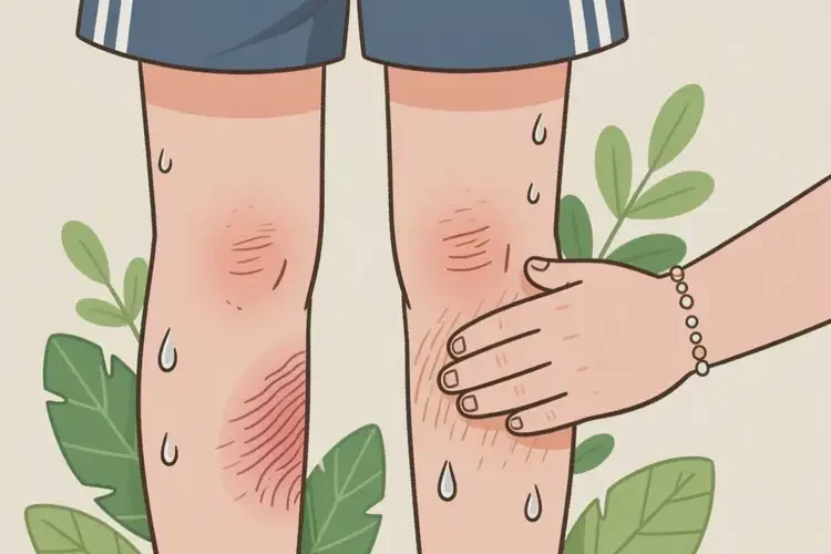 小学生小腿起湿疹不管它会自己自愈吗(图3)