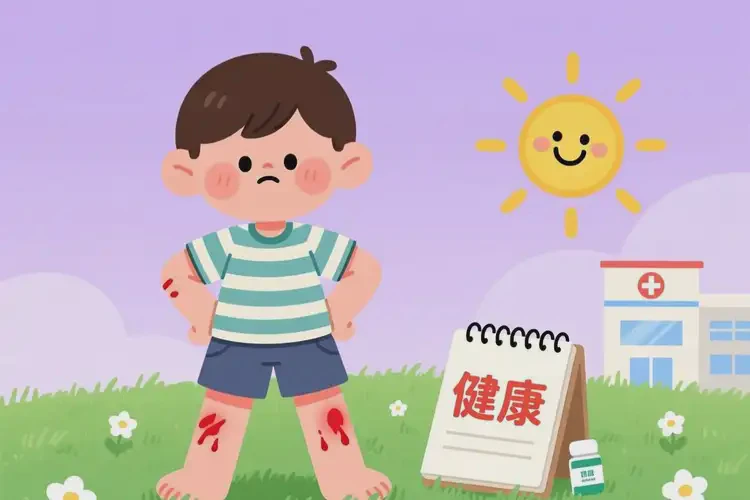 小學(xué)生大腿經(jīng)常長濕疹不管它會(huì)自己好嗎(圖1)