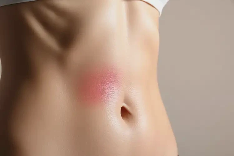 女人肚子上出濕疹能夠徹底治愈嗎(圖1)