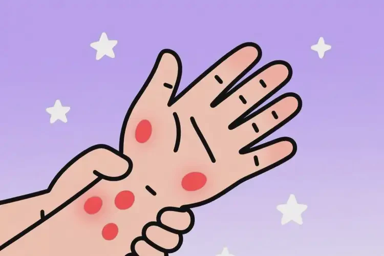 小学生手上偶尔长湿疹能靠自己自愈吗(图1)
