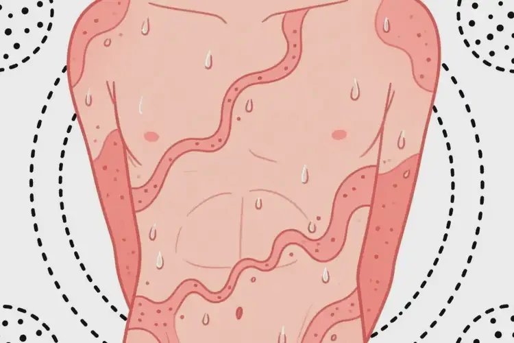 男生肚子起濕疹不管它會自己好嗎(圖1)