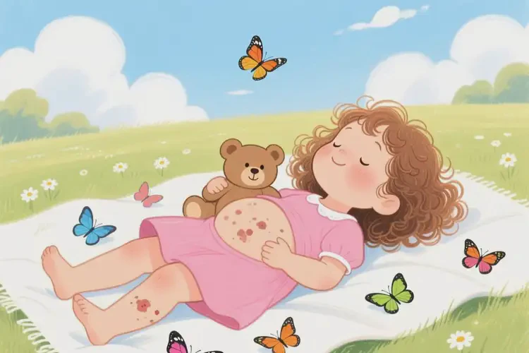 小學生肚子上出現(xiàn)濕疹可以徹底自愈嗎(圖2)