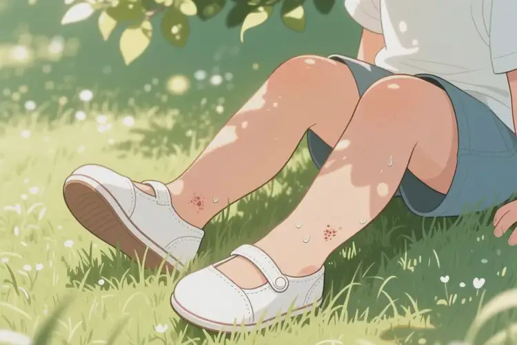 兒童腳上容易長(zhǎng)濕疹不管它會(huì)自己好嗎(圖2)