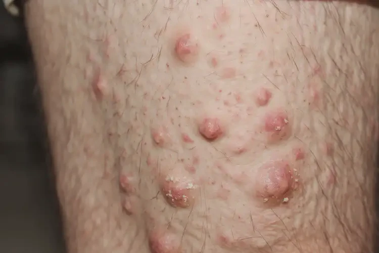 男性大腿上出現(xiàn)濕疹不管它會自己痊愈嗎(圖4)