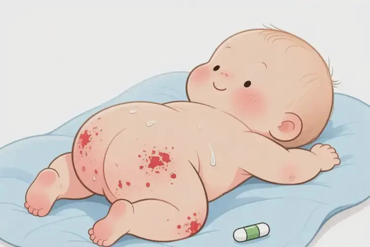 幼兒屁股出濕疹能徹底自愈嗎(圖3)