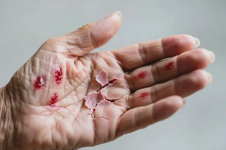 老人手上出現(xiàn)濕疹可以徹底自愈嗎(圖3)