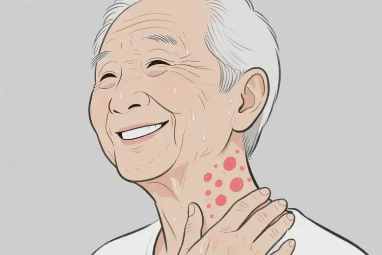 老年人脖子長濕疹能徹底自愈嗎(圖2)