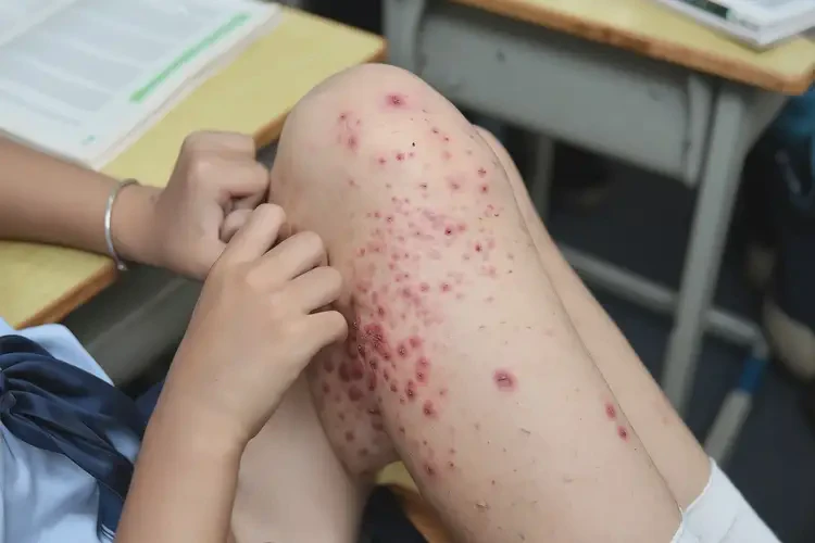 中學(xué)生大腿上經(jīng)常起濕疹不管它會自己自愈嗎(圖4)