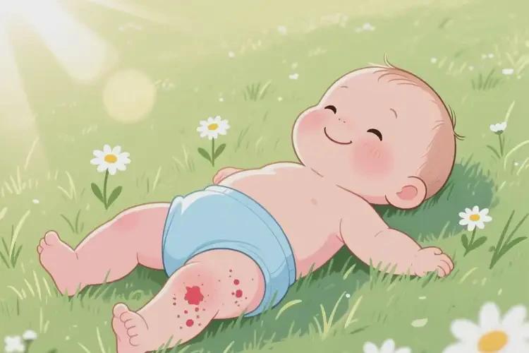 嬰幼兒小腿上出濕疹可不可以徹底自愈(圖3)