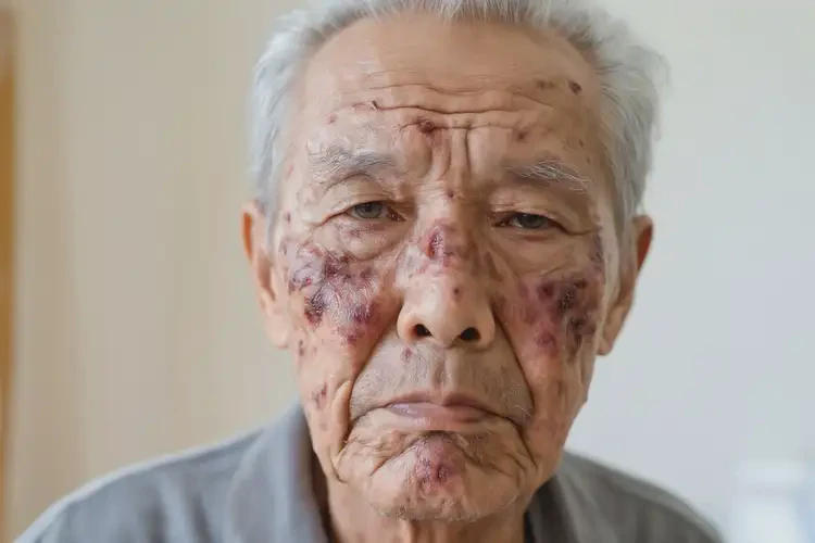 老人面部經(jīng)常長濕疹能靠自己自愈嗎(圖3)