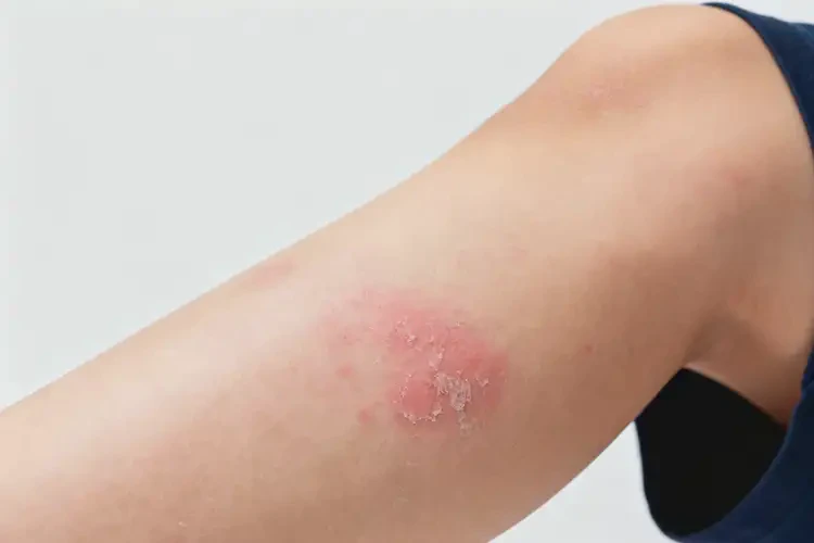 青少年小腿起濕疹可以徹底自愈嗎(圖1)