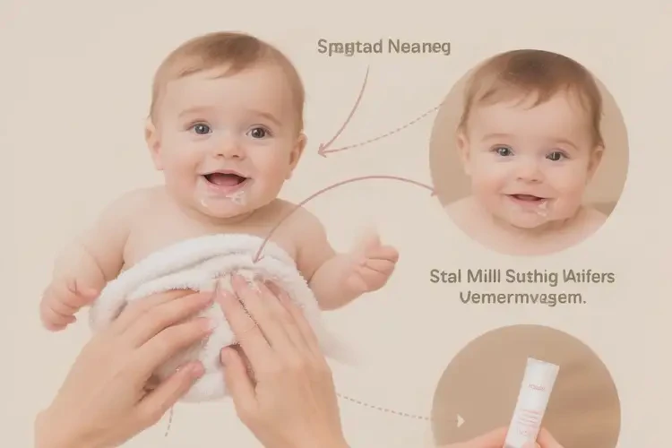 嬰幼兒脖子上長濕疹不管它會自己痊愈嗎(圖1)