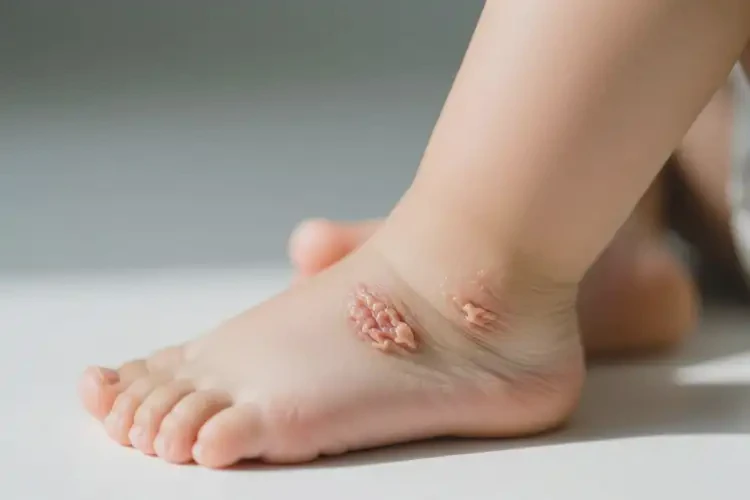 小兒腳上出現(xiàn)濕疹能靠自己自愈嗎(圖2)