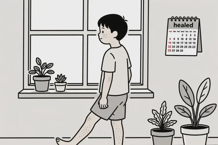 男生小腿上經(jīng)常長濕疹不管它會自己痊愈嗎(圖3)