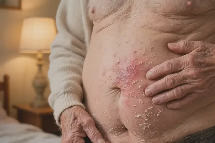 老年人肚子出濕疹可不可以徹底自愈(圖1)