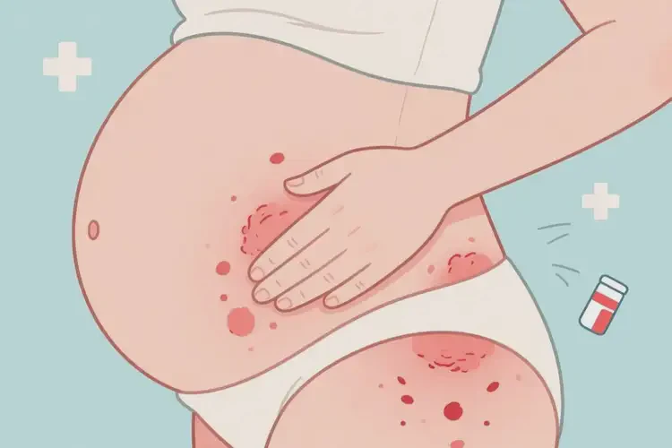 孕婦屁股上有濕疹能夠徹底治愈嗎(圖2)