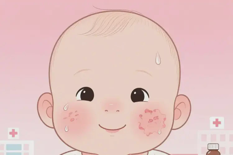 寶寶面部偶爾長濕疹能徹底自愈嗎(圖4)