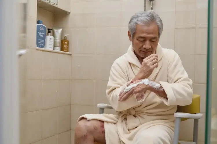 老人手臂容易起濕疹能徹底自愈嗎(圖2)