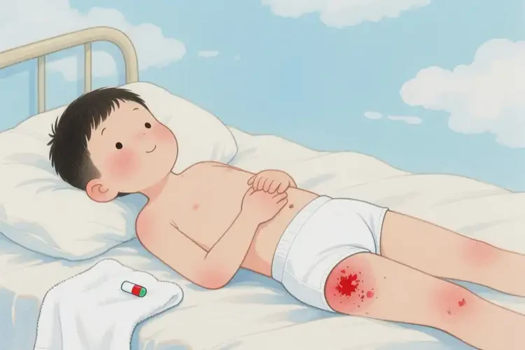 小學生屁股容易起濕疹不管它會自己痊愈嗎(圖1)