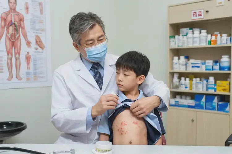 小學(xué)生肚子偶爾長濕疹不管它會自己好嗎(圖3)